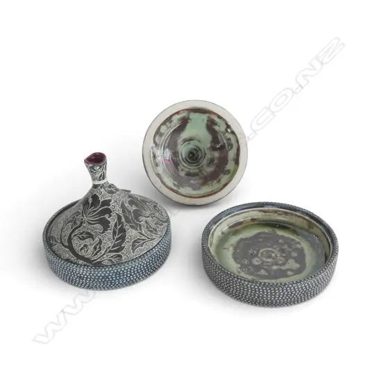 2 KEUM SUN LEE TAGINE TRINKET BOXES