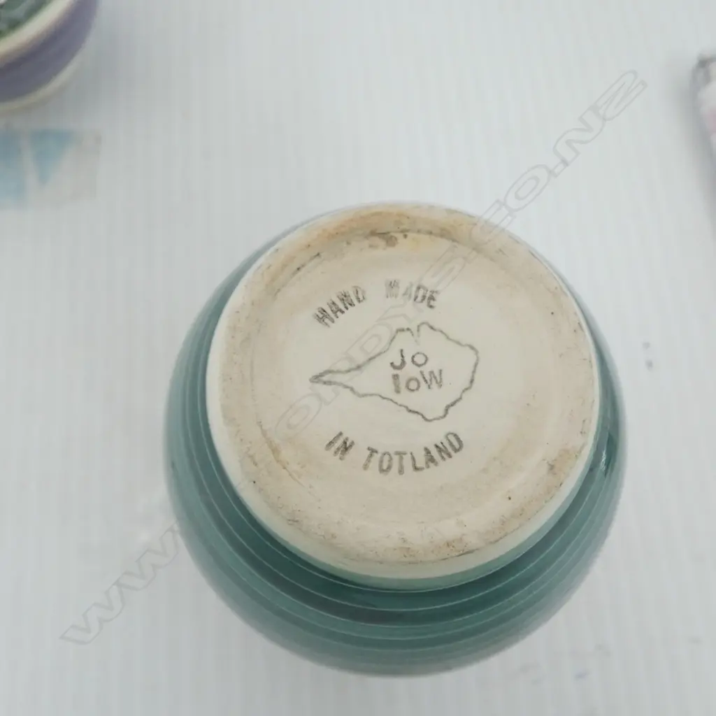 4 RETRO GERMAN POTTERY VASES H. 200mm + BOWL 210mm dia Image 1++