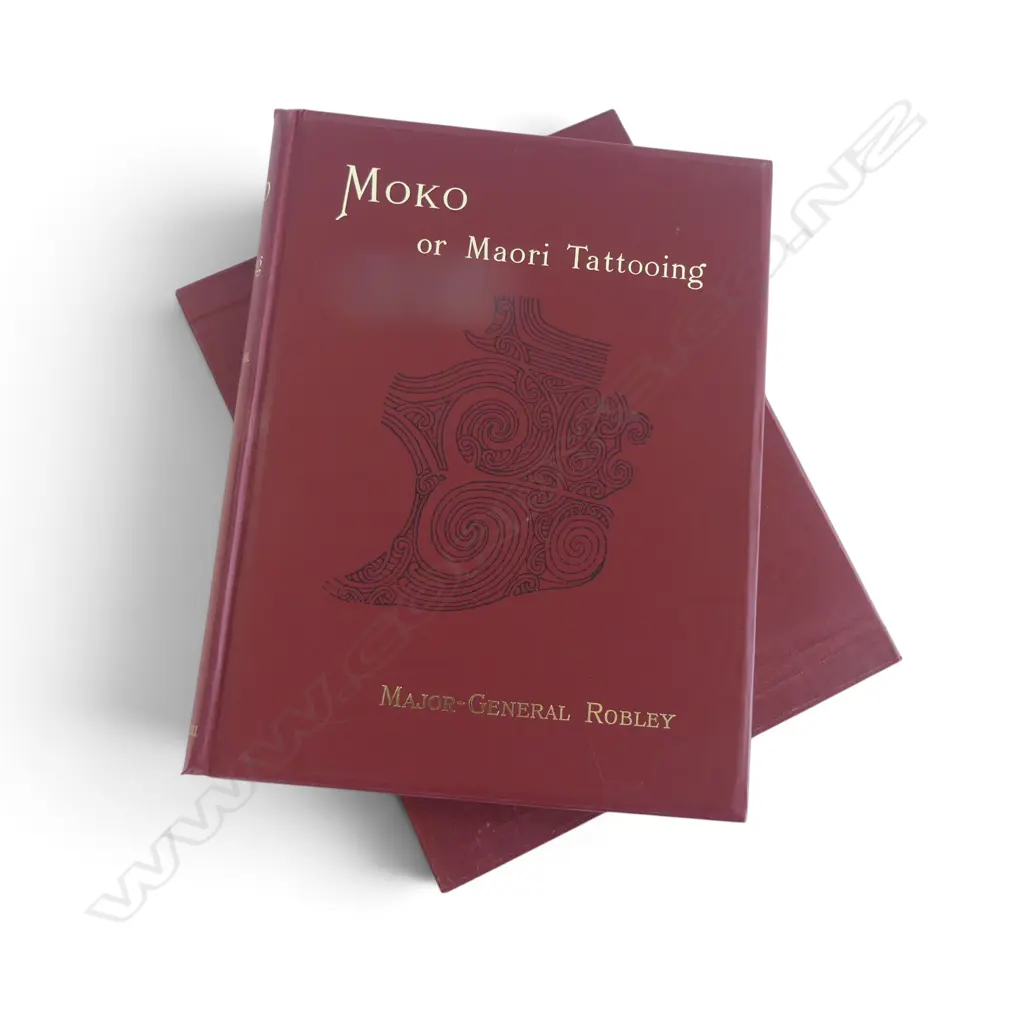 MAJOR H.G ROBLEY 'MOKO OR MAORI TATTOOING' FASCIMILE COPY IN SLIP CASE Image 1++