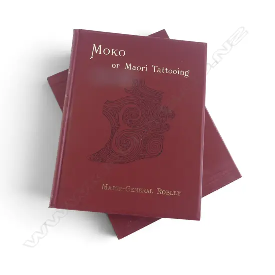 MAJOR H.G ROBLEY 'MOKO OR MAORI TATTOOING' FASCIMILE COPY IN SLIP CASE