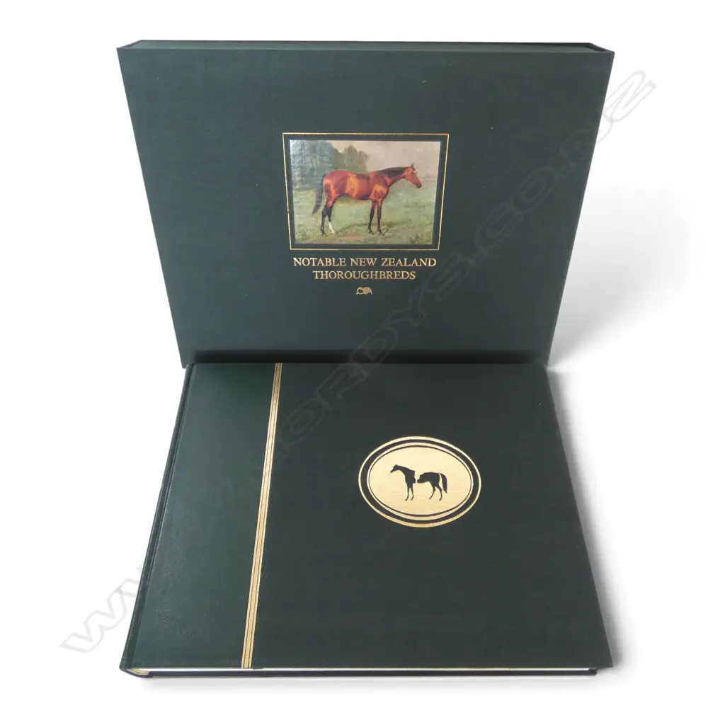 NOTABLE NEW ZEALAND THOROUGHBREDS by MARY MOUNTIER, ALLAN HUNTER & PETER KELLY Ed.654 in hardcase Image 1++
