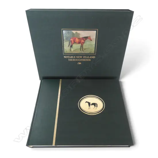 NOTABLE NEW ZEALAND THOROUGHBREDS by MARY MOUNTIER, ALLAN HUNTER & PETER KELLY Ed.654 in hardcase