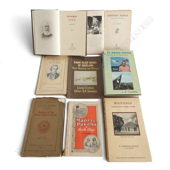 ASST. VINTAGE BOOKS; MAORI & NZ REGIONAL THEMED
