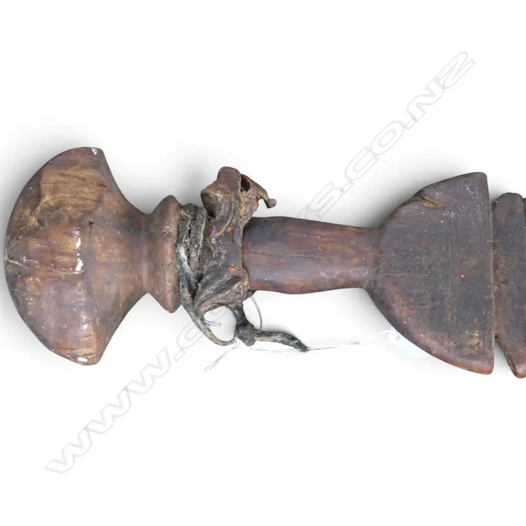 NORTH AFRICAN TUAREG / BERBER CARVED WOODEN TENT PEG L.720mm Image 1++