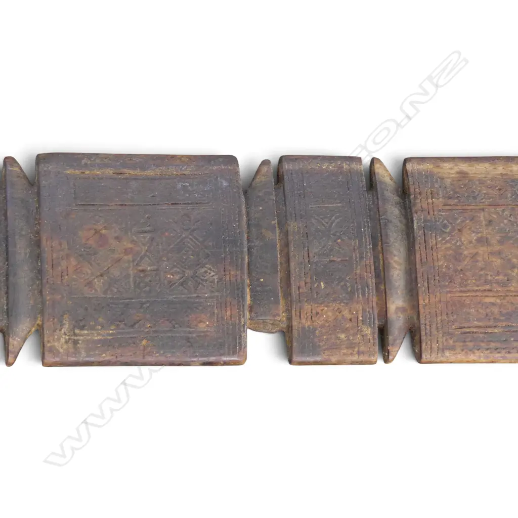 NORTH AFRICAN TUAREG / BERBER CARVED WOODEN TENT PEG L.720mm Image 1++