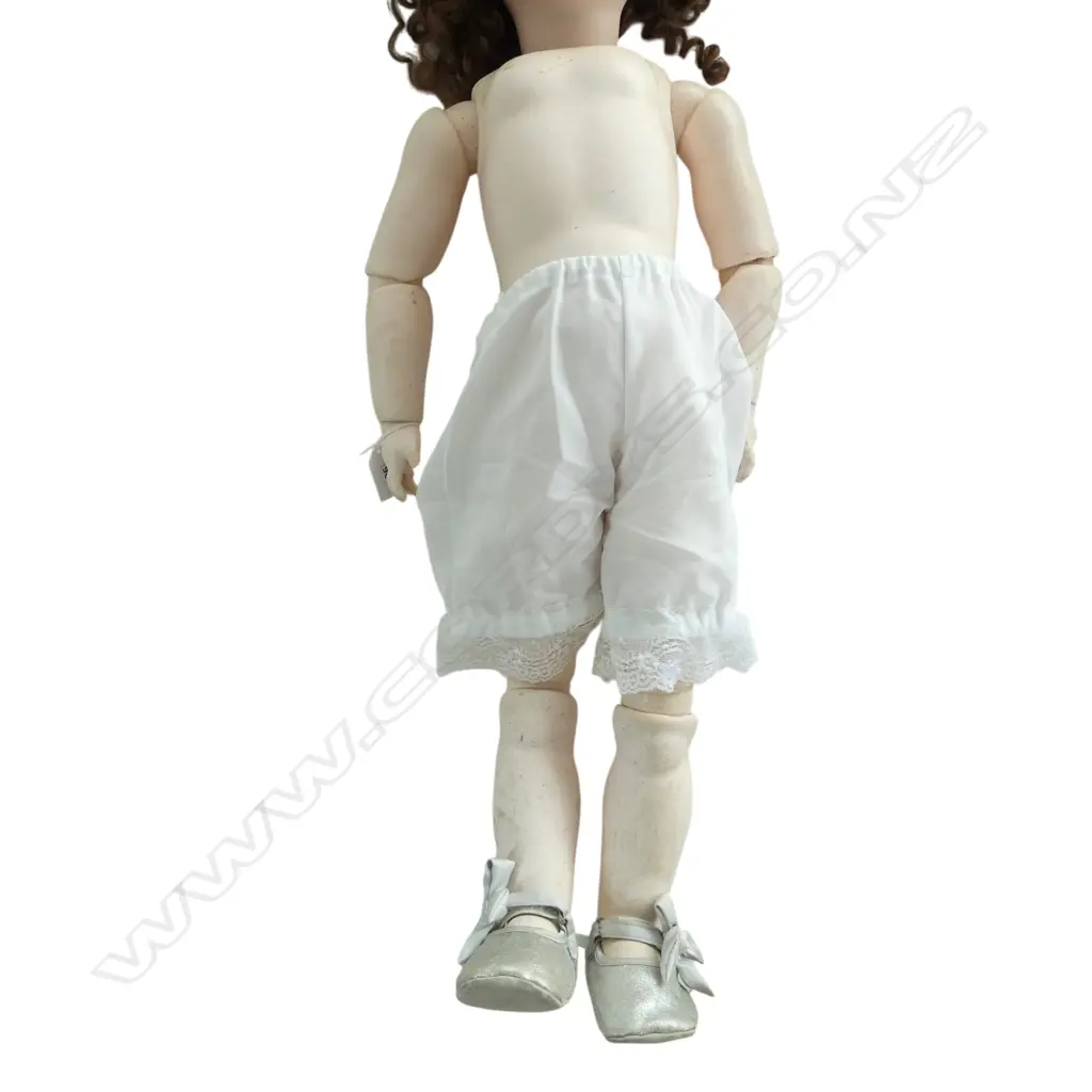 2 ANTIQUE SLEEPY EYE DOLLS; SIMON & HALBIG L.750mm, ARMAND MARSEILLE L.450mm Image 1++