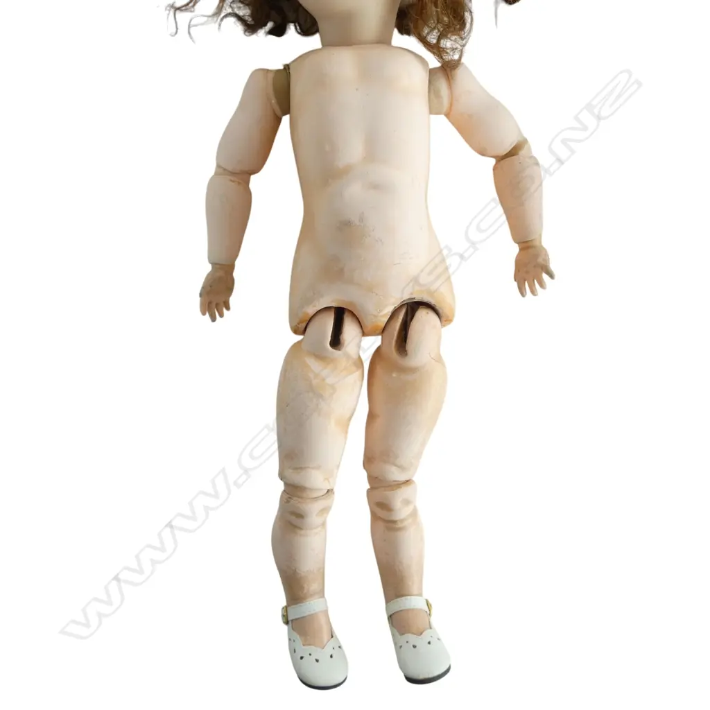 2 ANTIQUE SLEEPY EYE DOLLS; SIMON & HALBIG L.750mm, ARMAND MARSEILLE L.450mm Image 1++