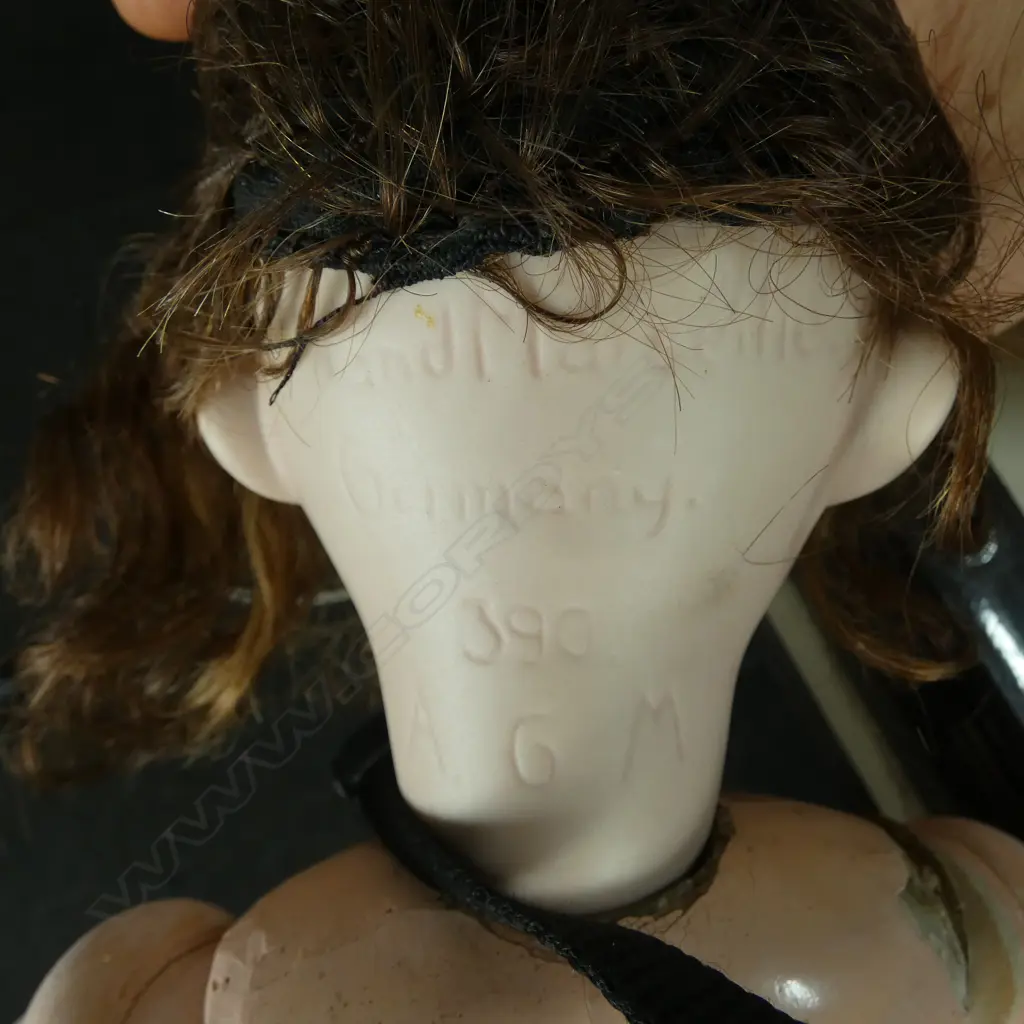 2 ANTIQUE SLEEPY EYE DOLLS; SIMON & HALBIG L.750mm, ARMAND MARSEILLE L.450mm Image 1++
