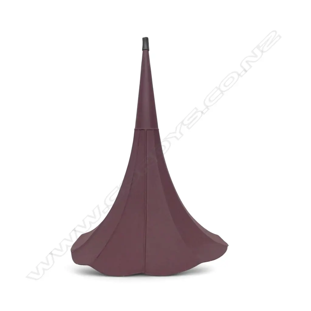PURPLE PAINTED GRAMOPHONE HORN L.700mm Image 1++