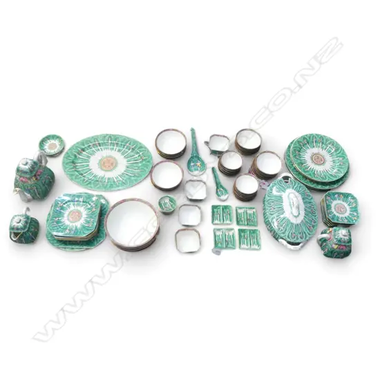 1970S SET OF HONG KONG PORCELAIN  (APROX 72 PIECES)