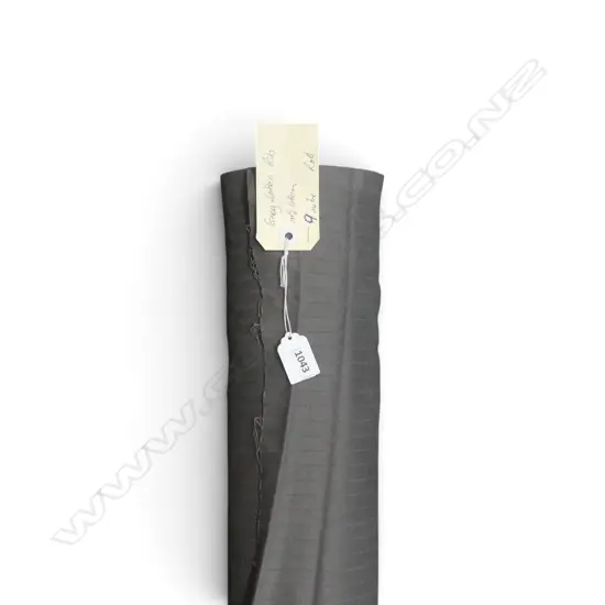 FABRIC BOLT; GREY COTTON RIB, 9M