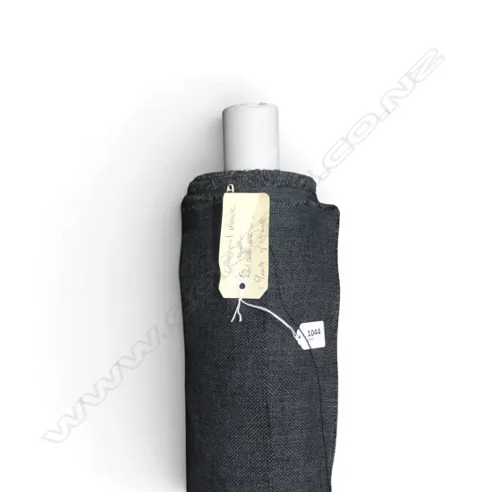 FABRIC BOLT; CHARCOAL WEAVE, POLY, 1.5M W 9M L
