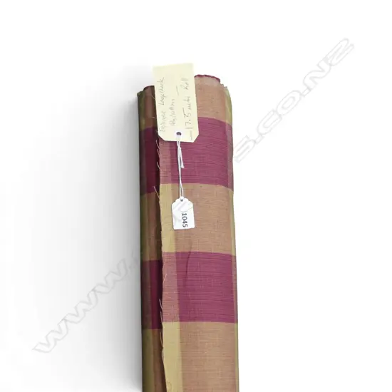 FABRIC BOLT; ESPAGNE LARGE CHECK, POLY COTTON, 17.5M