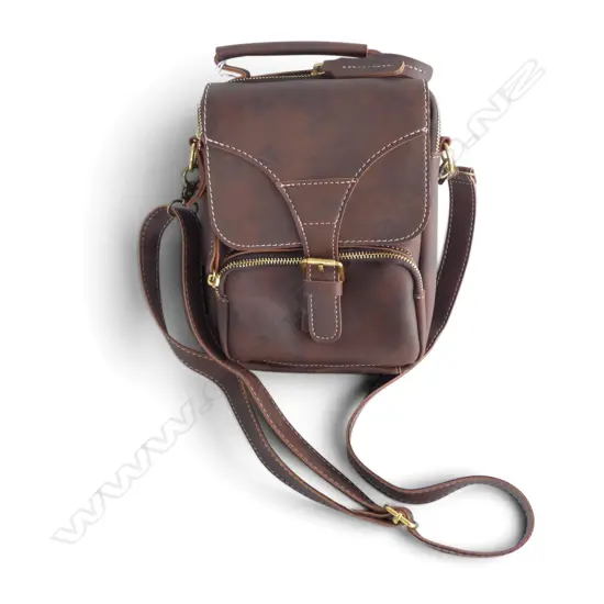 LEATHER BAG H.250mm
