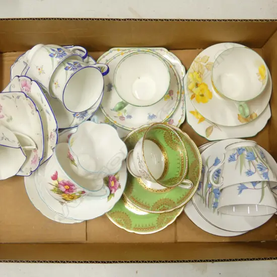 10 SHELLEY CHINA CSPS MIXED PATS