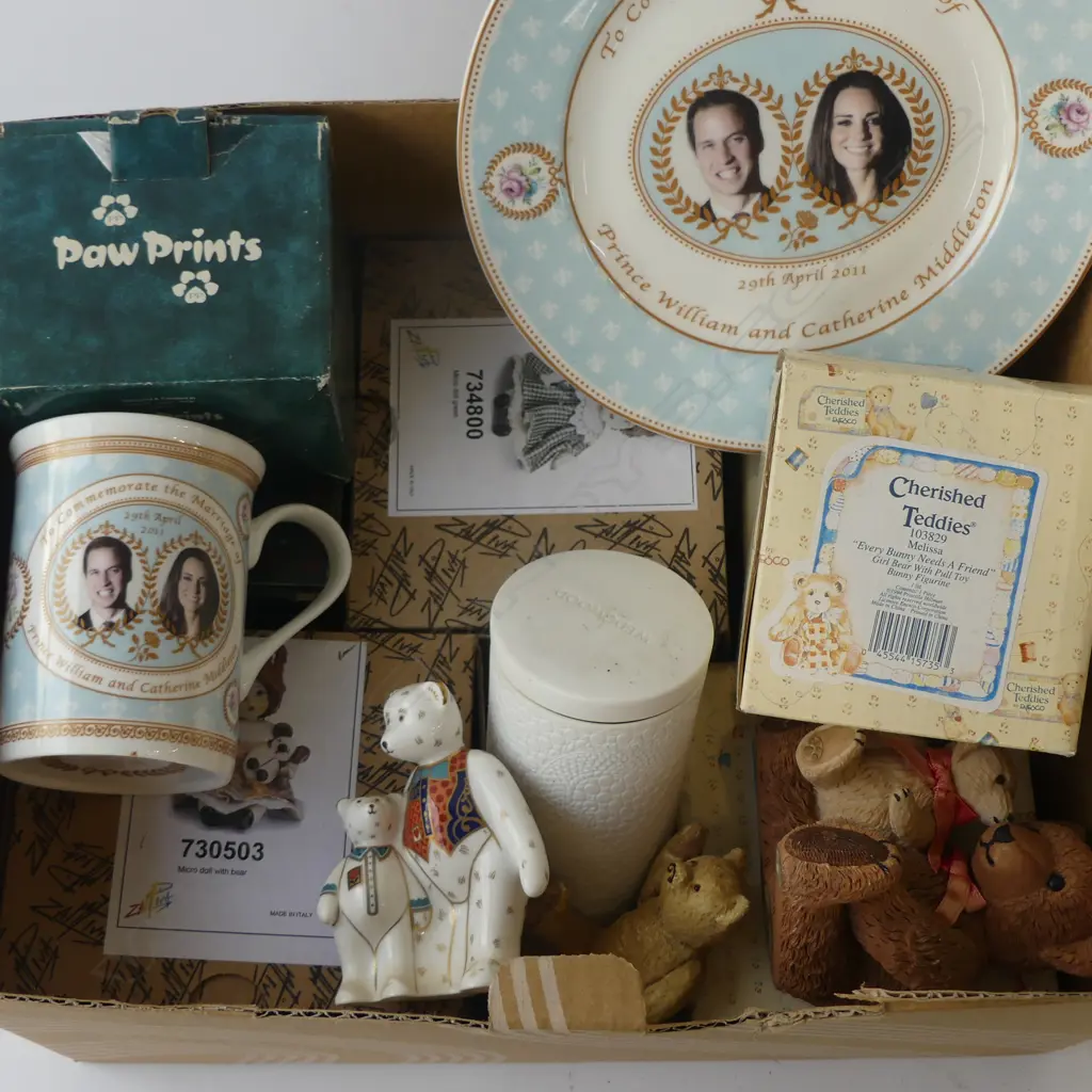 ASST. COLLECTABLES Incl. ROYAL COMM. RCD BEARS, BOXED TEDDIES etc Image 1++
