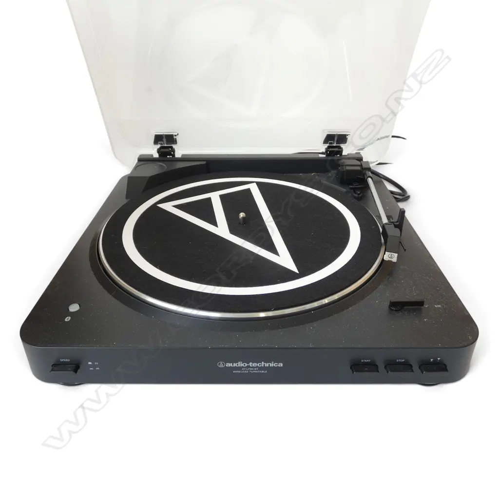 WIRELESS TURNTABLE (AUDIO TECHNICA AT-LP60-BT) + 2 TANNOY SPEAKERS Image 1++
