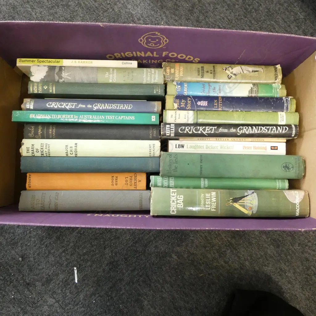 COLLECTION of CRICKET THEMED BOOKS Image 1++