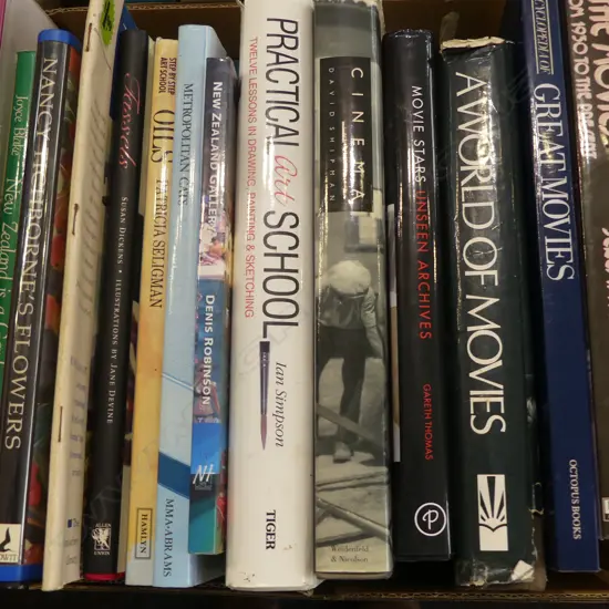 ASST. BOOKS; ARTS, MOVIES