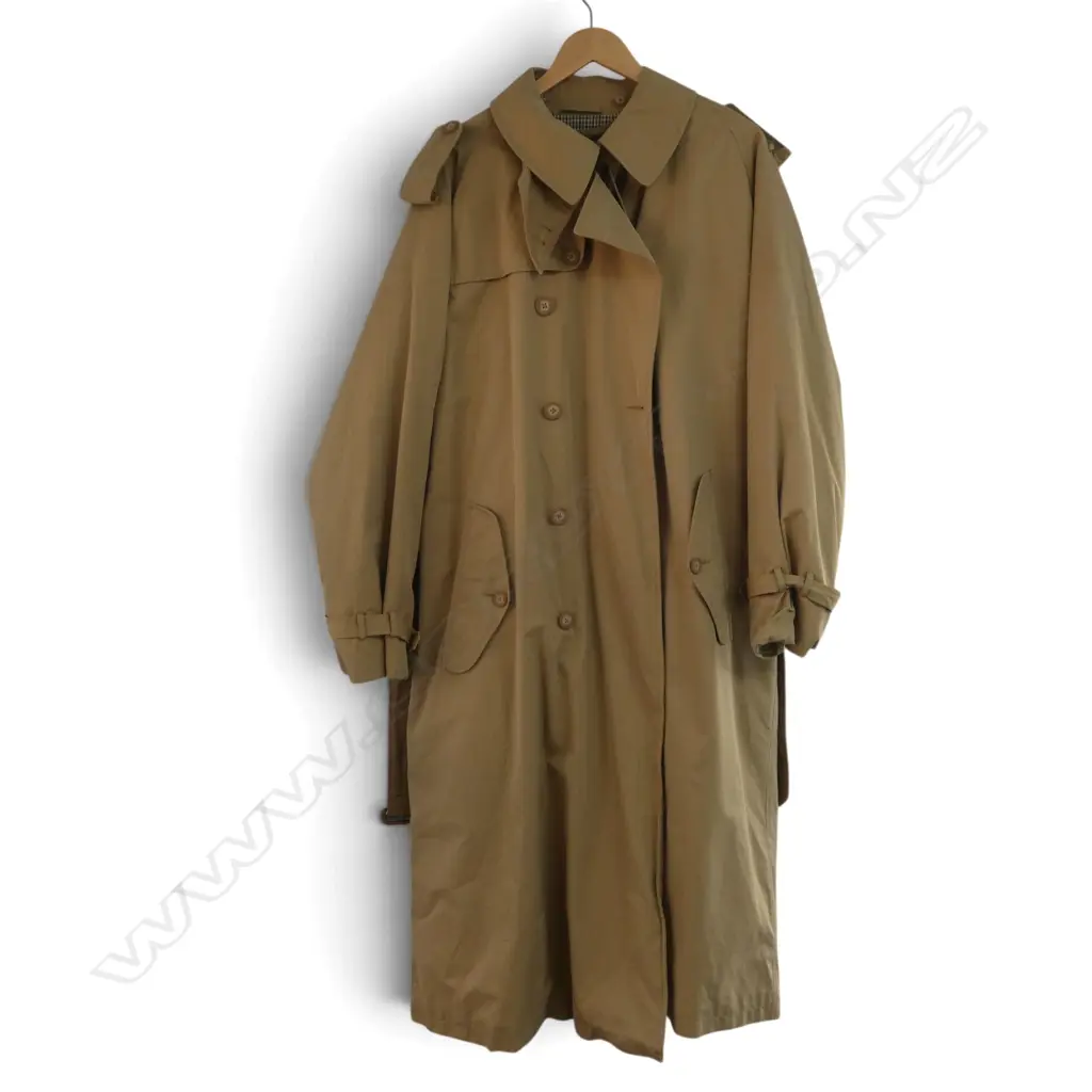 POLO RALPH LAUREN TRENCH COAT w. REMOVABLE MOHAIR LINER SIZE 44R Image 1++