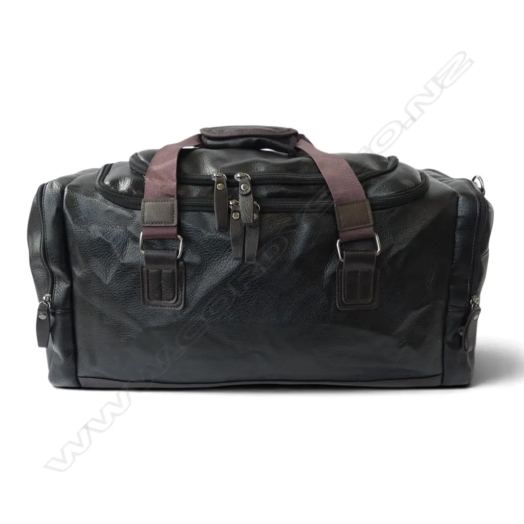 LEATHER WEEKENDER TRAVEL BAG L.600mm Image 1++