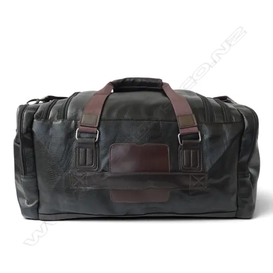 LEATHER WEEKENDER TRAVEL BAG L.600mm