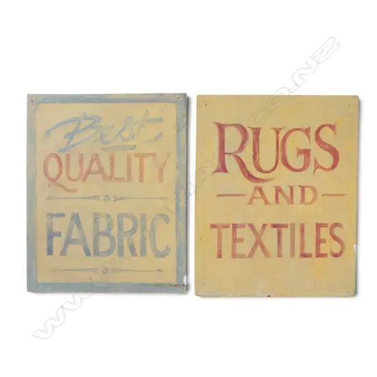 RUG & FABRIC SIGN 500x400mm
