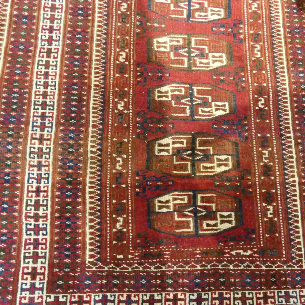 HAND KNOTTED ALL WOOL RUG 1600x1040mm Image 1++