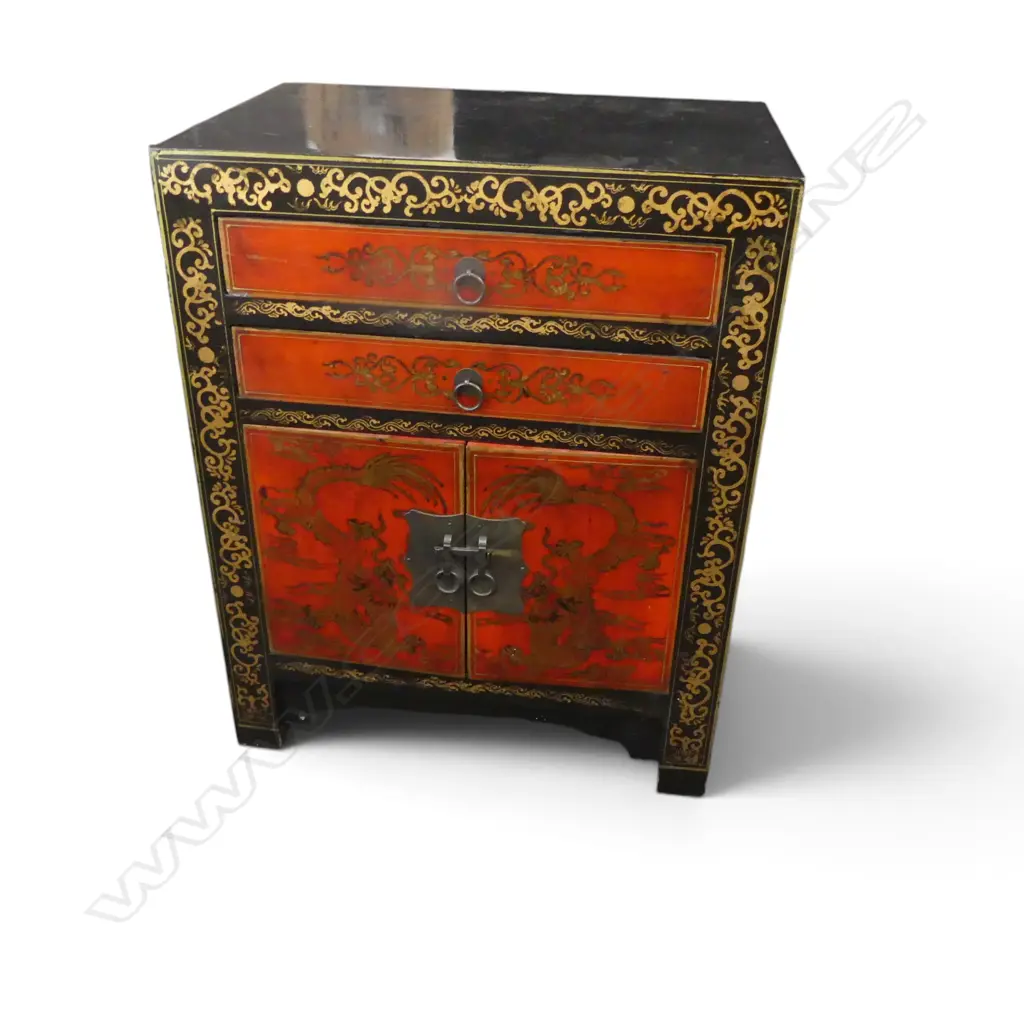 ORIENTAL LACQUER CABINET 600x400x750mm Image 1++