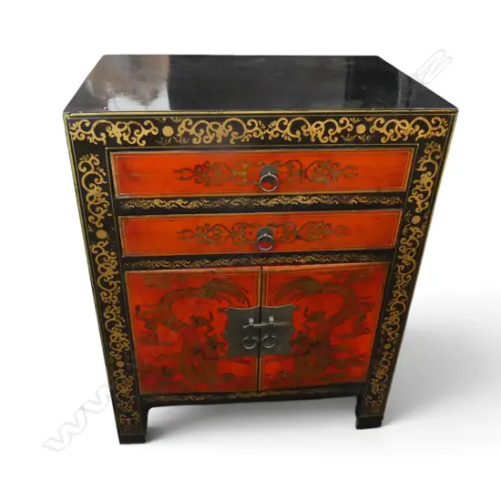ORIENTAL LACQUER CABINET 600x400x750mm