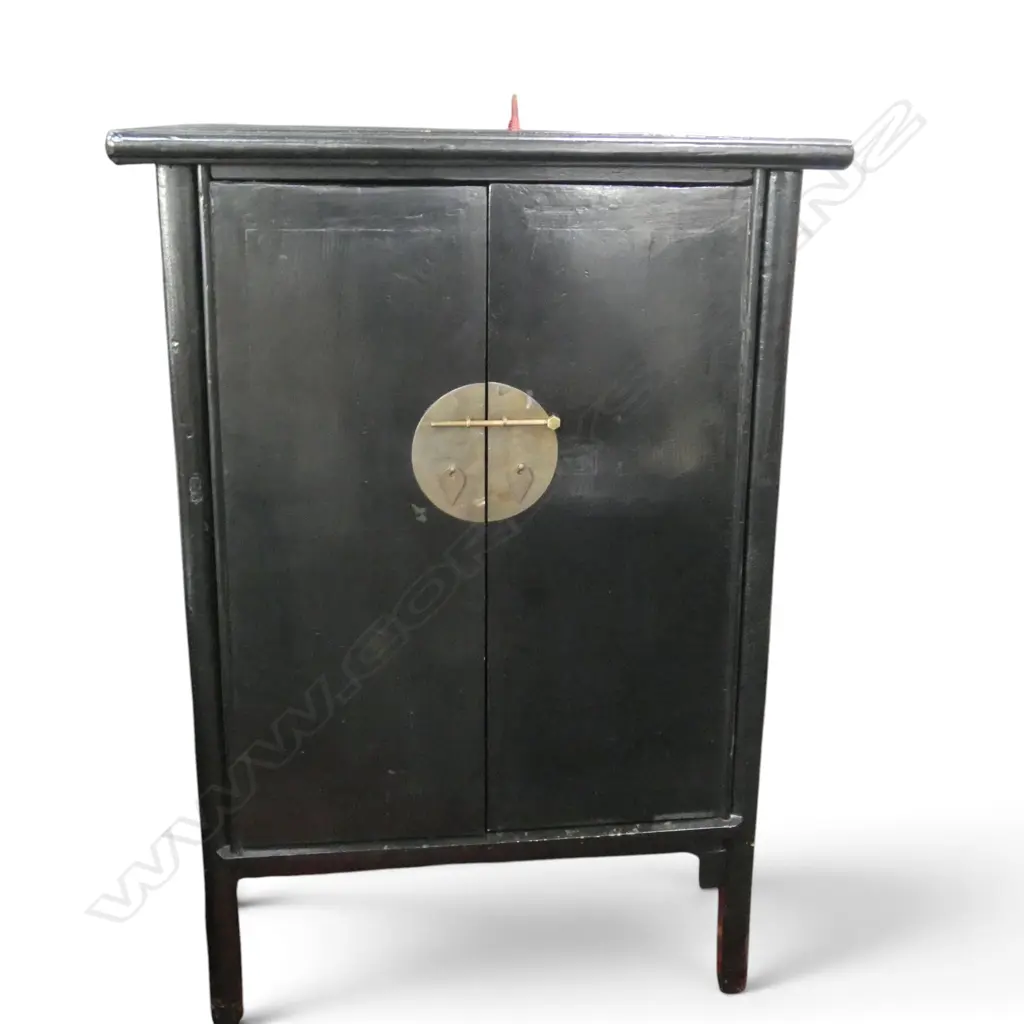 ORIENTAL BLACK LACQUER CABINET 900x550x1750mm Image 1++