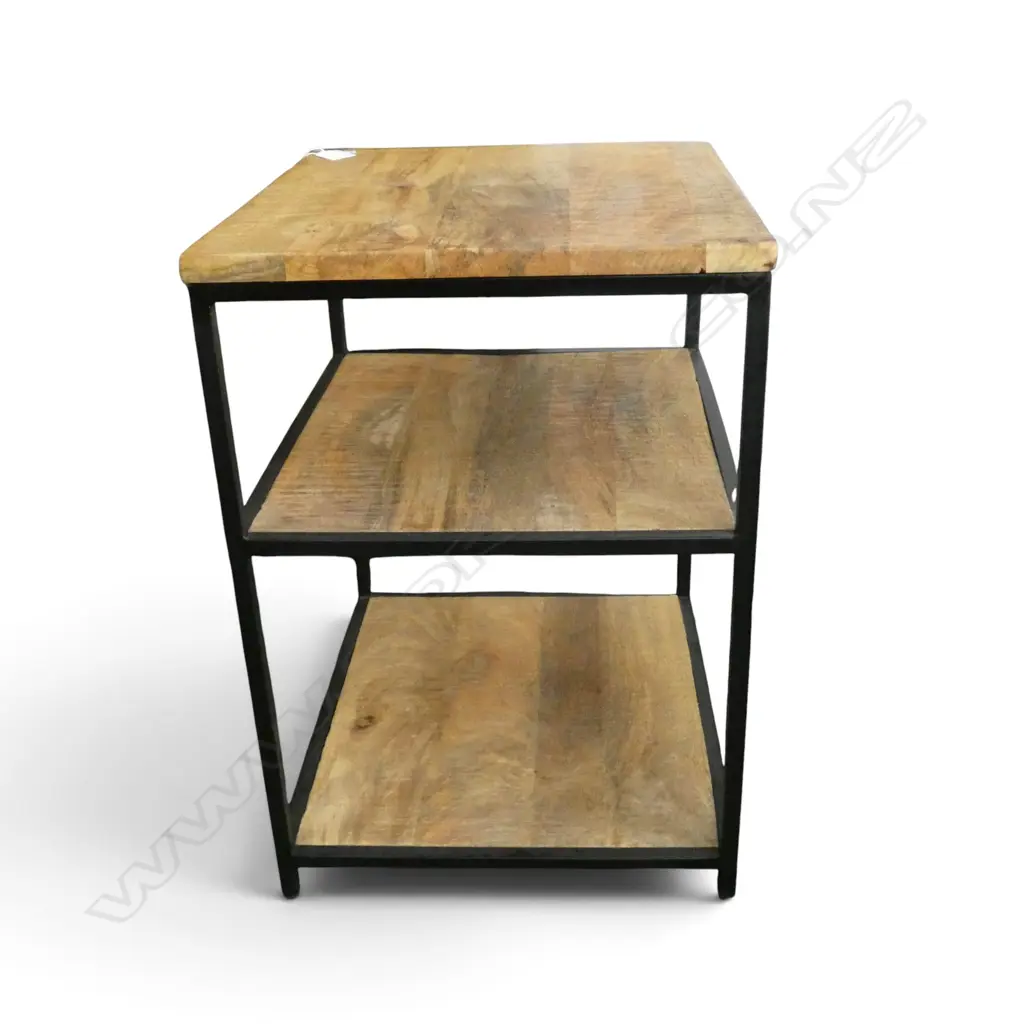 WOODEN SIDE TABLE 400x355x500mm Image 1++