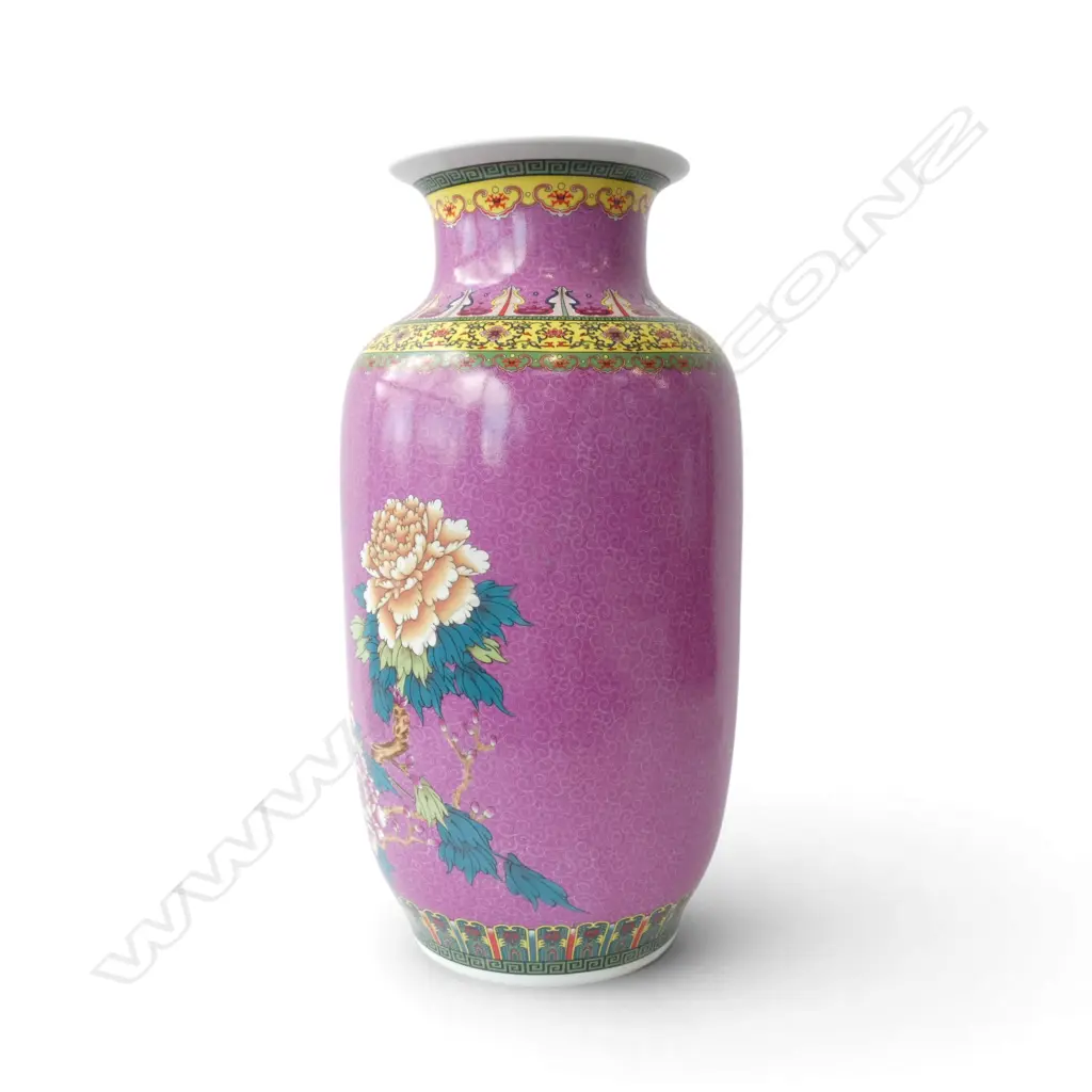 LG ORIENTAL PINK VASE H.600mm Image 1++