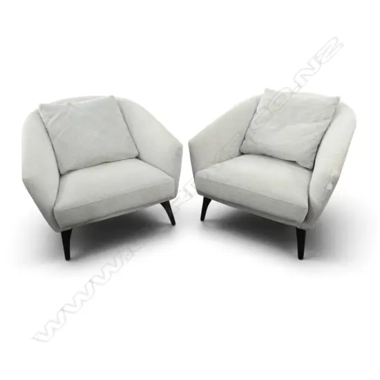 PR UPHOLSTERED ARMCHAIRS BY KING LIVING