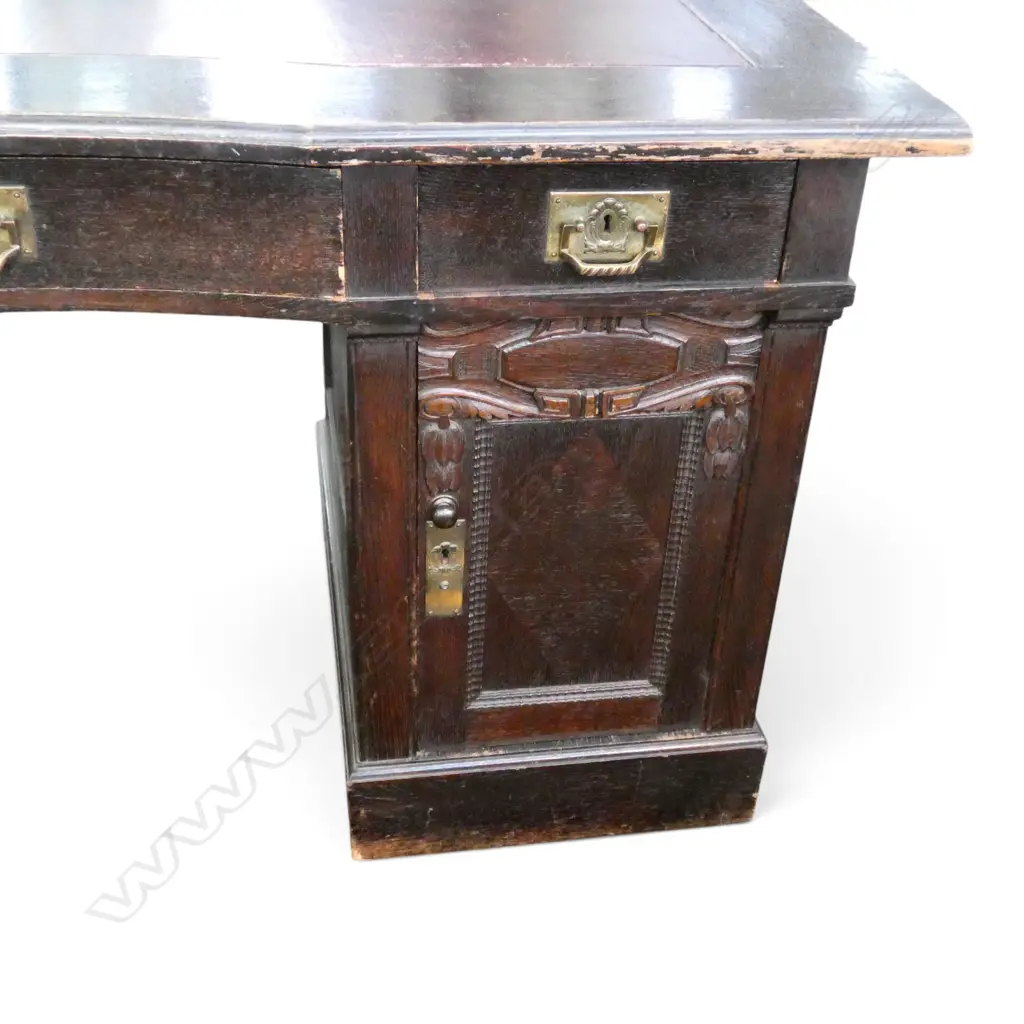 ANTIQUE OAK DESK 1500 X 800 mm  820mm high Image 1++