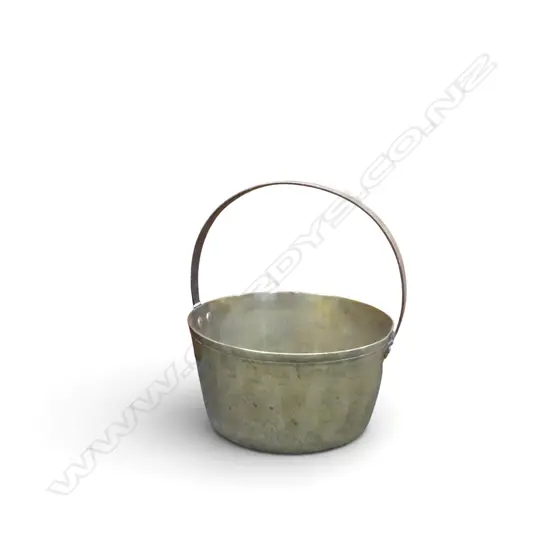 HEAVY VINTAGE BRASS JAM PAN OVER 6KGS H375MM DIA 315MM