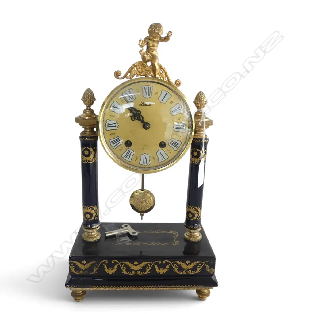 VINTAGE LAURIS MANTEL CLOCK H.350mm (BASE REPAIRED) Image 1++