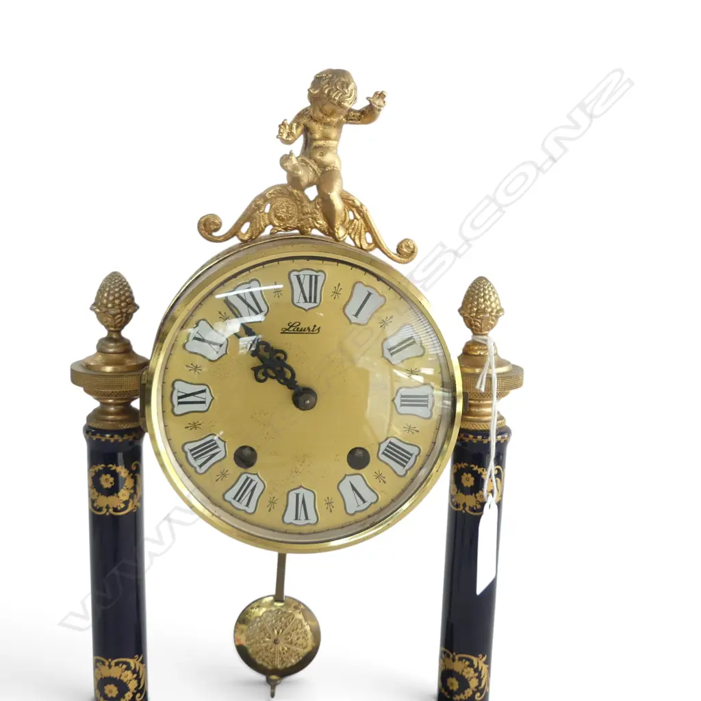 VINTAGE LAURIS MANTEL CLOCK H.350mm (BASE REPAIRED) Image 1++