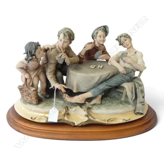 CAPODIMONTE GROUP 'THE CHEATERS' W.440mm