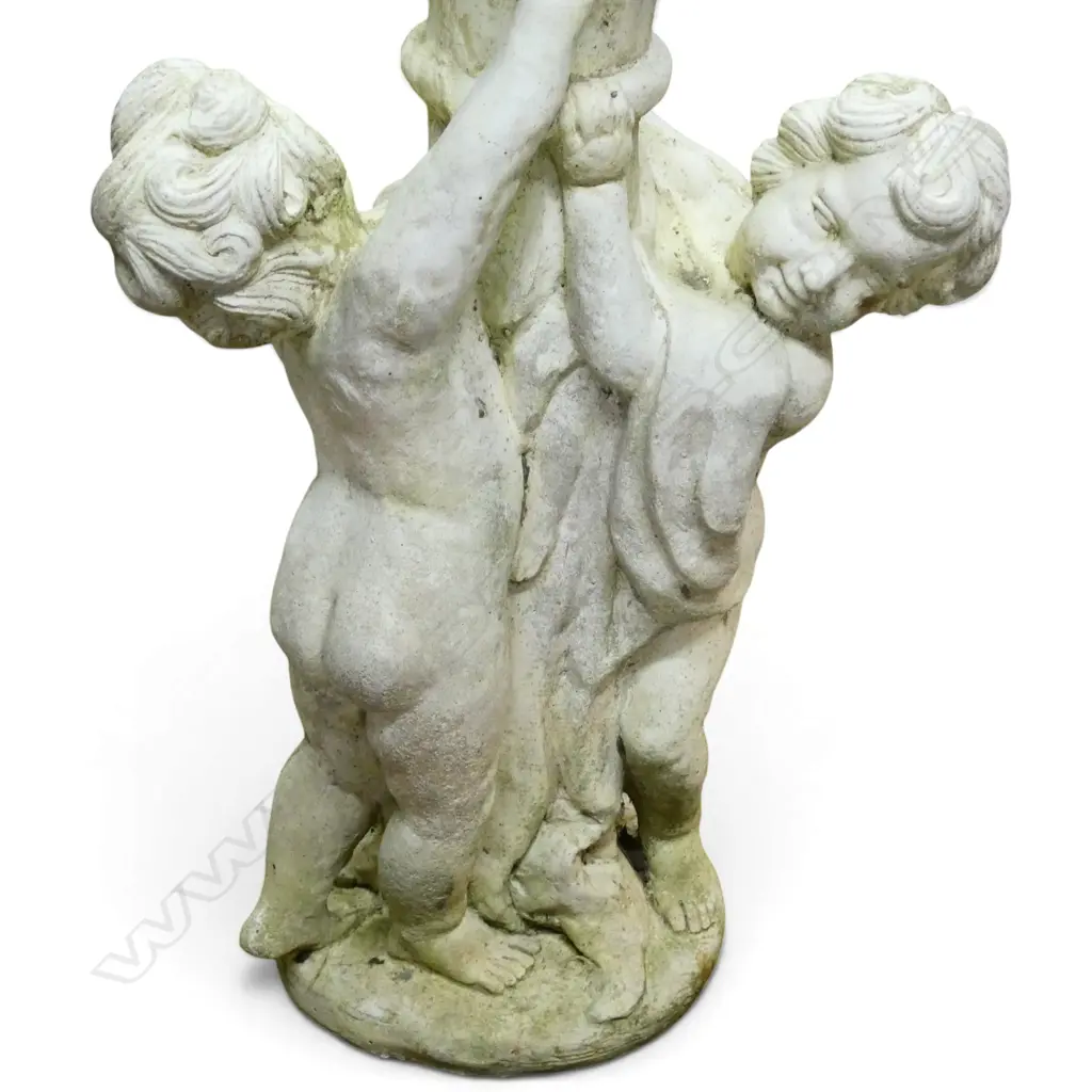 2 GARDEN ORNAMENTS fountain base & bowl Dia.1130MM Image 1++