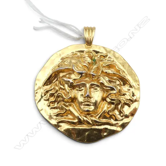 BRITISH MUSEUM G/P MEDUSSA PENDANT H.52mm