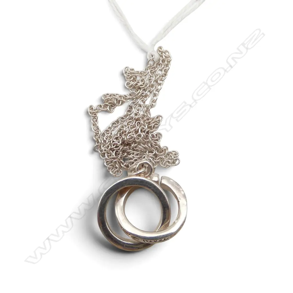 ELSA PERETH TIFFANY & CO S/SILVER PENDANT NECKLACE 7.1GMS Image 1++