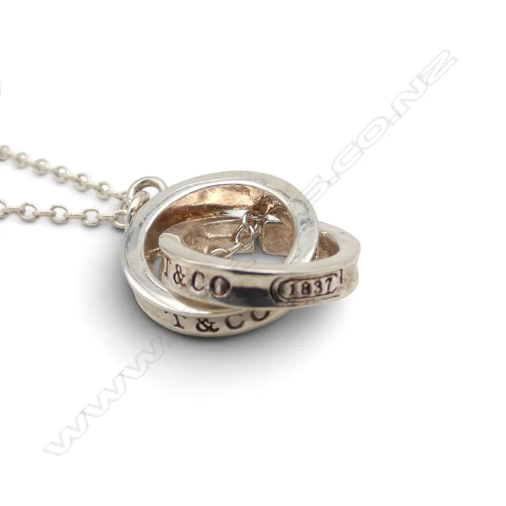 ELSA PERETH TIFFANY & CO S/SILVER PENDANT NECKLACE 7.1GMS Image 1++