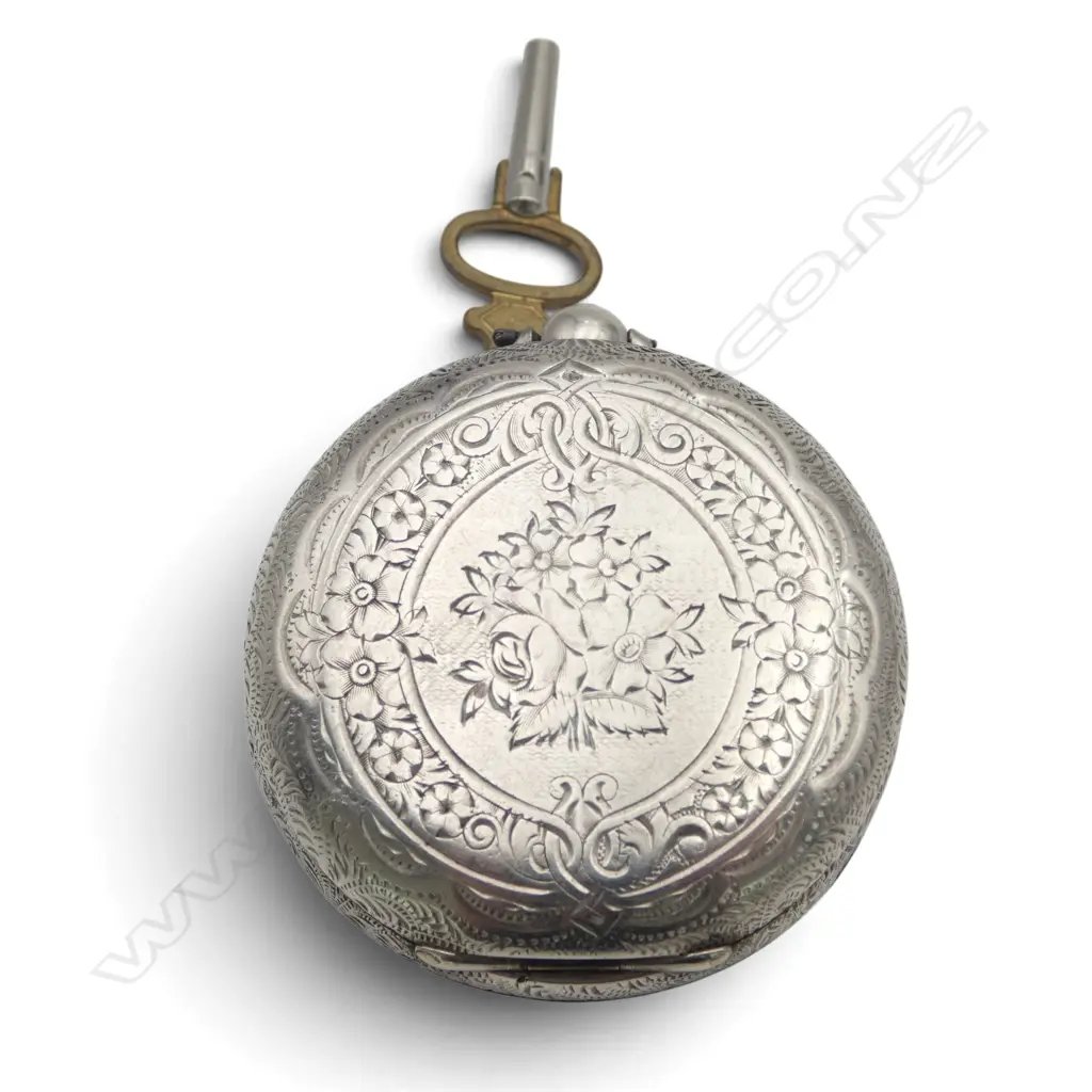 STG SILVER POCKET WATCH 51.86gms Image 1++