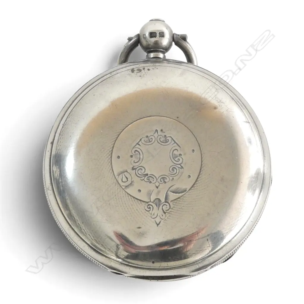 S/SILVER ROTHERHAMS FULL HUNTER POCKET WATCH BIRMINGHAM 1901 FAULTS 111.4GMS Image 1++
