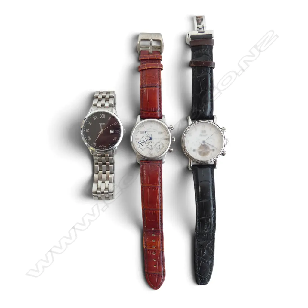 3 MENS WRISTWATCHES Image 1++