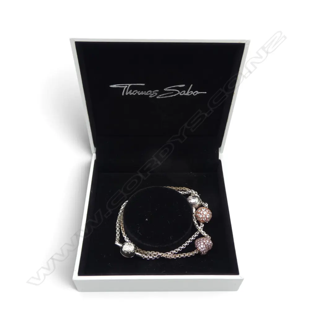 2 THOMAS SABO SILVER & CUBIC ZIRCONIA BRACELETS, unused condition Image 1++