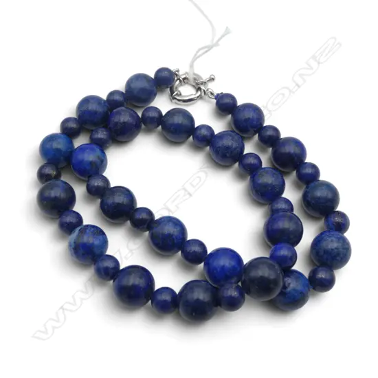 LAPIS LAZULI NECKLACE, L.450mm