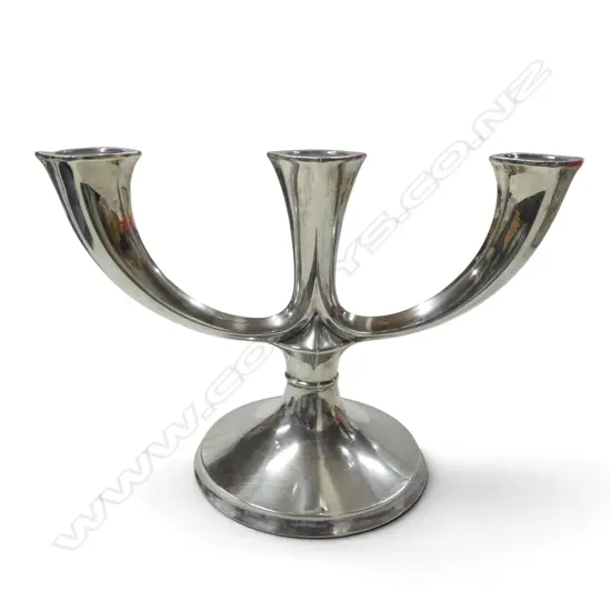 GERMAN .835 SILVER CANDLESTICK 400gms