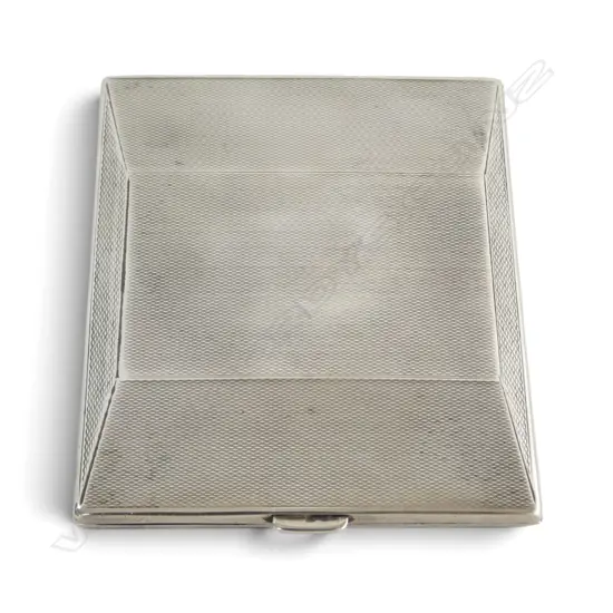 ART DECO CIGARETTE CASE LONDON 1935 MAKER THOMAS WILLIAM LACK 125GMS